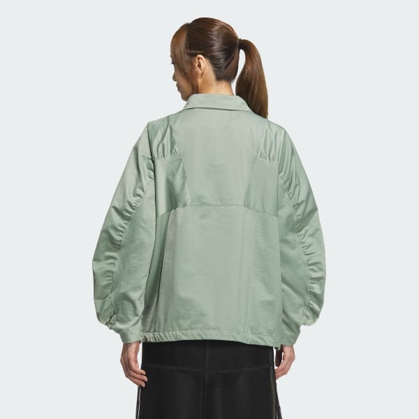 【美品】adidasファブリックコンビネーションミニリップ 中わた長袖ジャケット 美品】adidasファブリックコンビネーションミニリップ 中わた