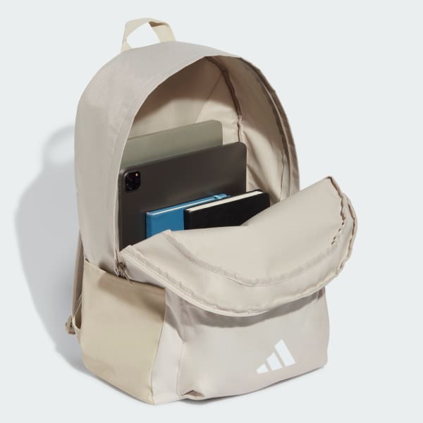 Beige Classic Back-to-School 3-Stripes Ryggsäck