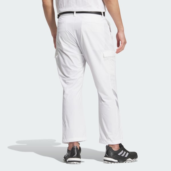 White 라이트웨이트 앵클 렝스 스트레치 카고 팬츠