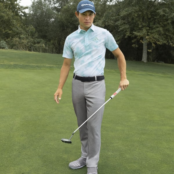 Grey Play Green Textured Pants VS347