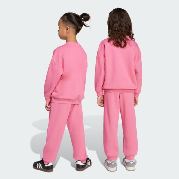 Pink 아동용 크루 세트