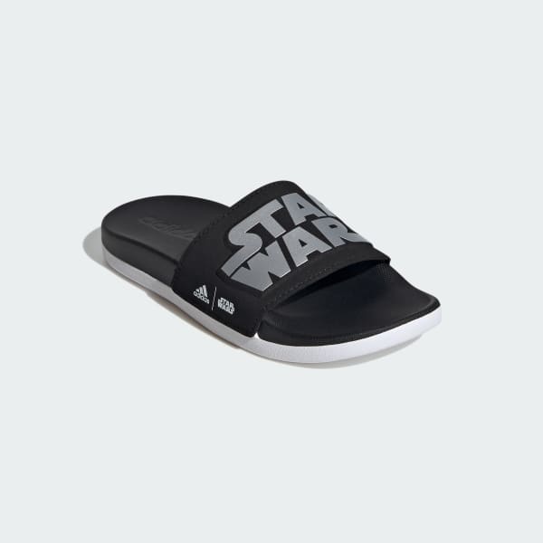 Black ADIDAS STAR WARS ADILETTE COMFORT SLIDES KIDS