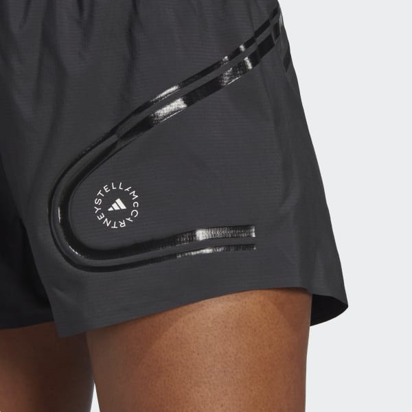 Svart adidas by Stella McCartney TruePace Running Shorts