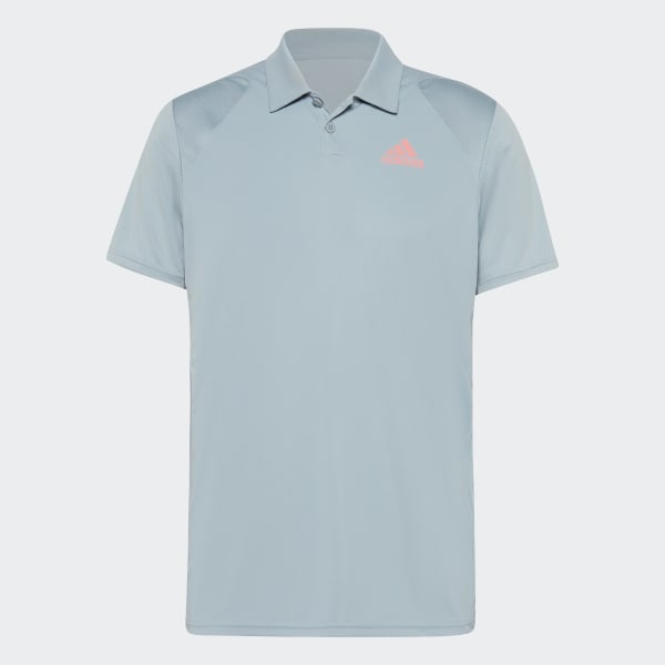 Gris Club Tennis Ribbed Polo Shirt 22594