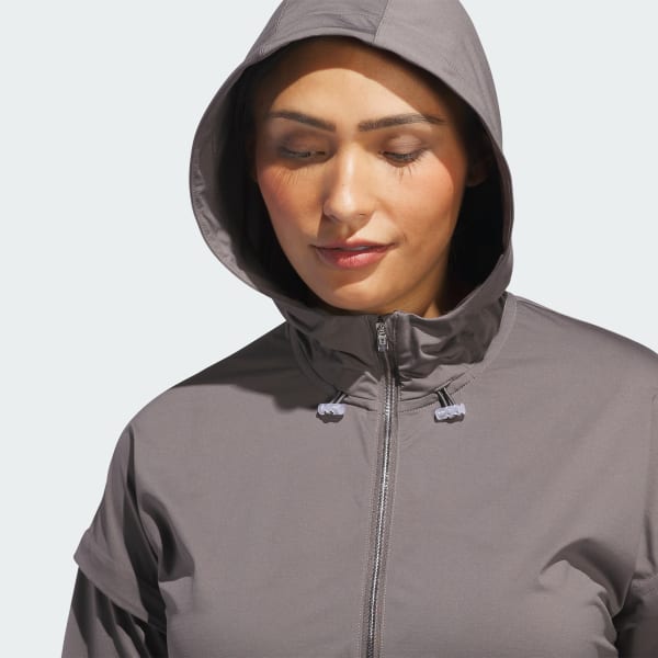 adidas Ultimate365 TWISTKNIT Hoodie - Brown | Free Shipping