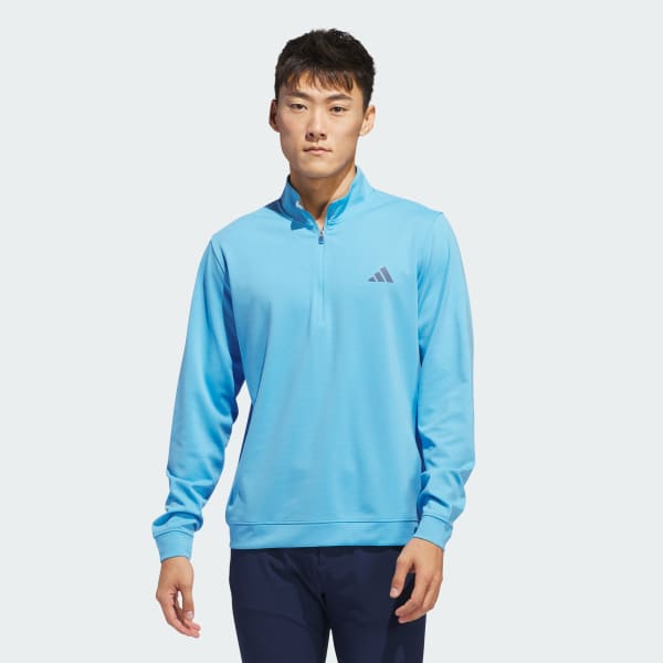 Blue Elevated 1/4-Zip Pullover