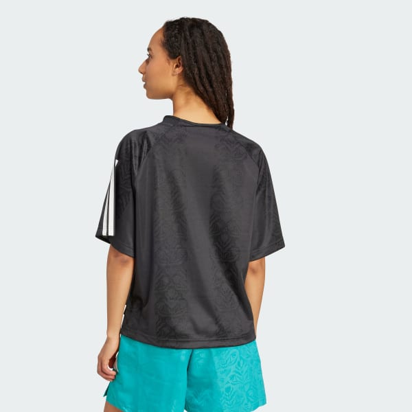 Sort Tiro x Common Goal Jacquard T-Shirt