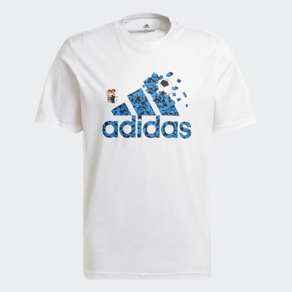 Wit adidas x LEGO® Football Graphic T-shirt L4176
