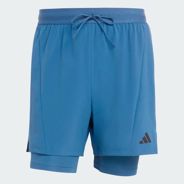 Azul SHORTS D4T WORKOUT 2 EN 1