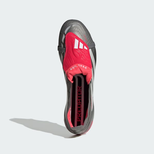 Grigio Scarpe da calcio PREDATOR ELITE Fold-Over Tongue Soft Ground