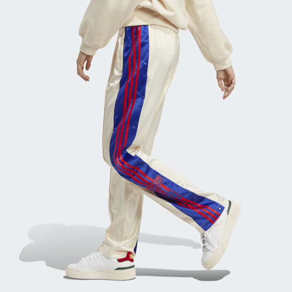 Bezowy Satin Adibreak Pants