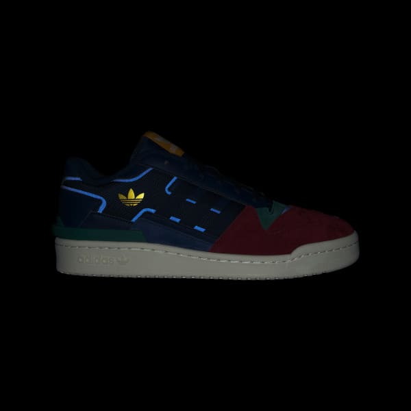 Bordowy Forum Exhibit Low 2.0 Shoes