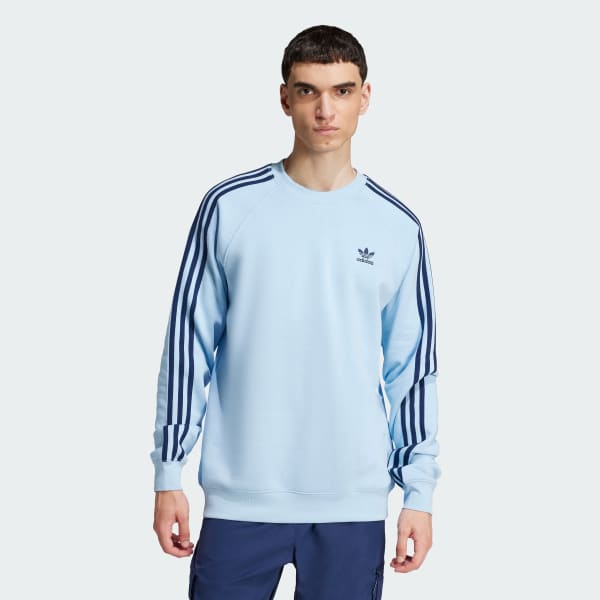 Sudadera cuello redondo 3 bandas shop