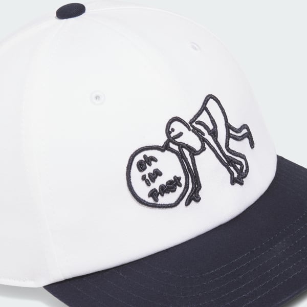 adidas Shmoo Running Hat - White | Free Shipping with