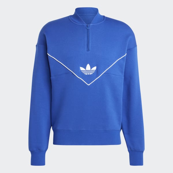 Niebieski Adicolor Seasonal Archive Half-Zip Crew Sweatshirt