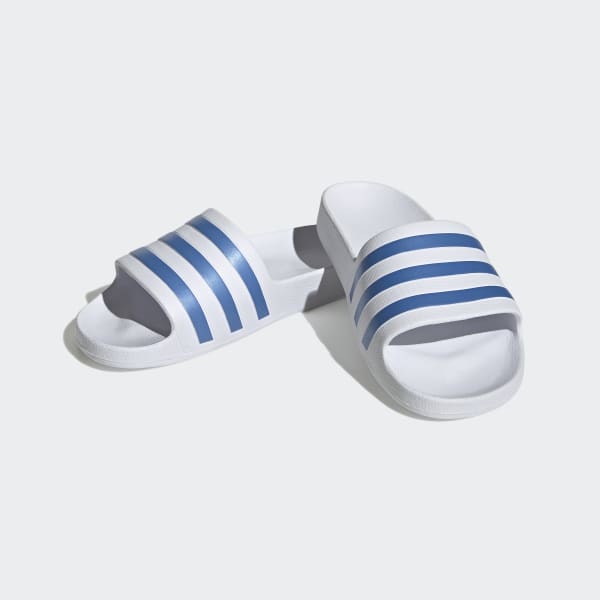 Blanco Chancla Adilette Aqua