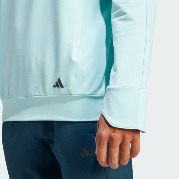 adidas Yoga Training Hooded Sweatshirt Turquoise adidas New Zealand