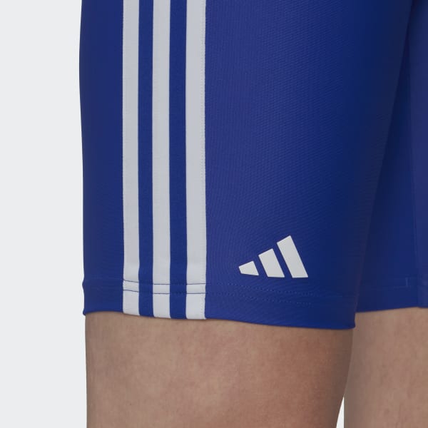 Blauw Classic 3-Stripes Lange Zwembroek