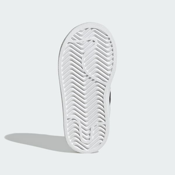 blanc Chaussure à lacets élastiques Superstar II Enfants