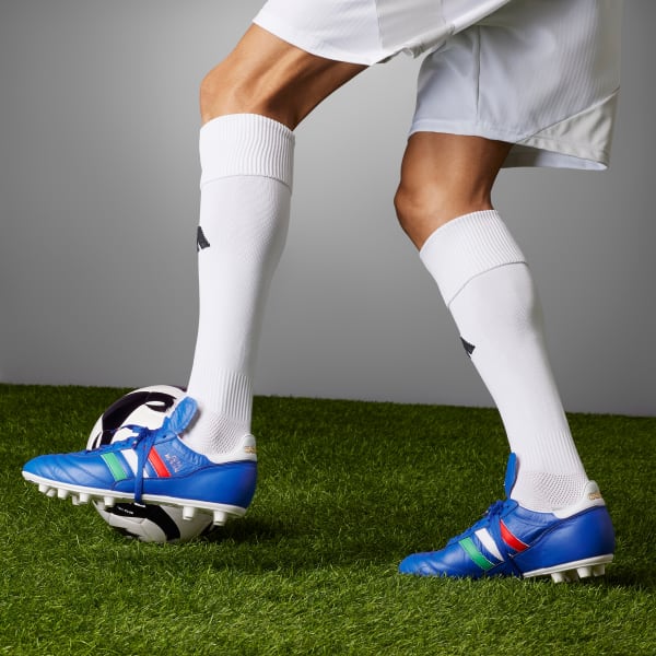 adidas Italy Copa Mundial Firm Ground Soccer Cleats - Blue | Free