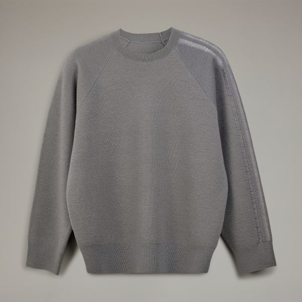 Adidas knitted crew sweat top
