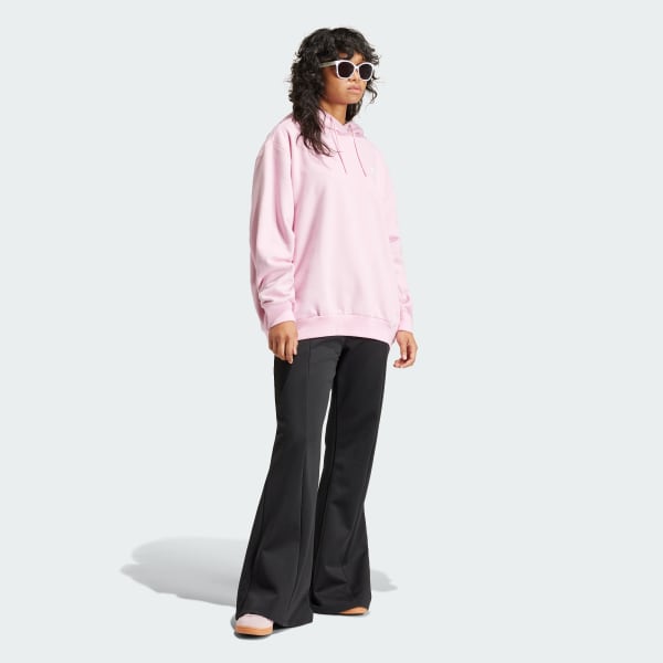 Moletom Capuz Oversize Trefoil Rosa adidas adidas Brasil