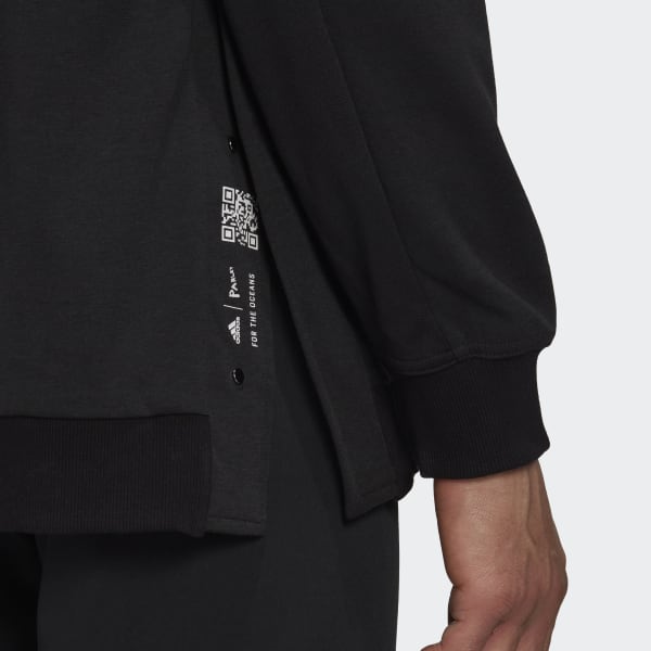 Preto Sweatshirt Run for the Oceans Parley DB616