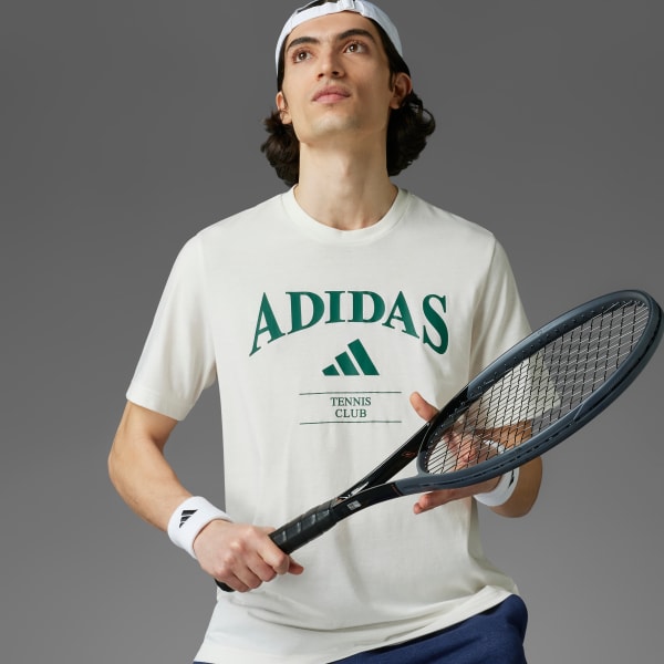 White adidas Heritage Graphic Tee