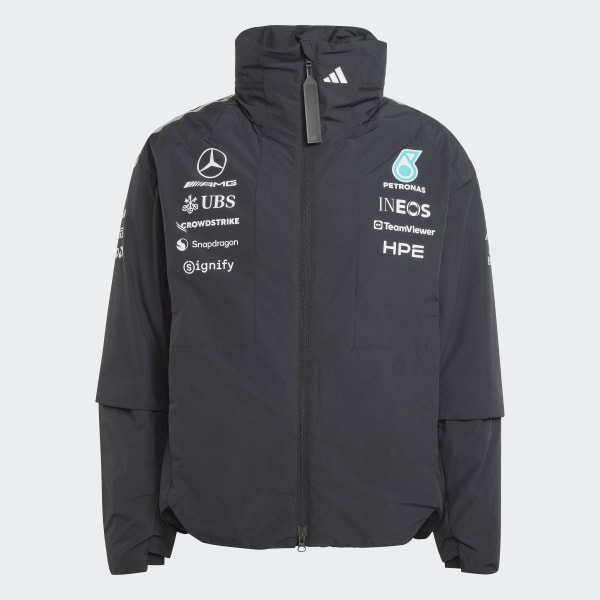 美品 アディダス ペトロナス ジャケット M アディダス MERCEDES AMG PETRONAS F1 チーム エンジニア ジャケット