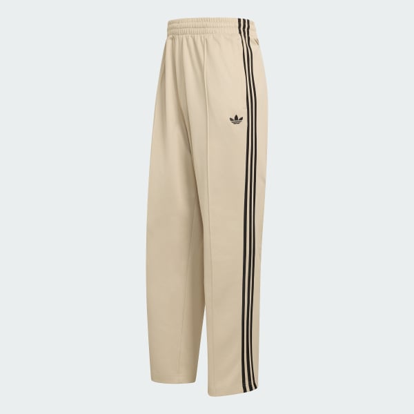Beige BAGGY TRACK PANTS