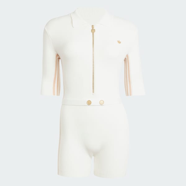 White Premium Knit Bodysuit