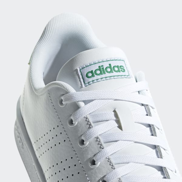 adidas advantage white green