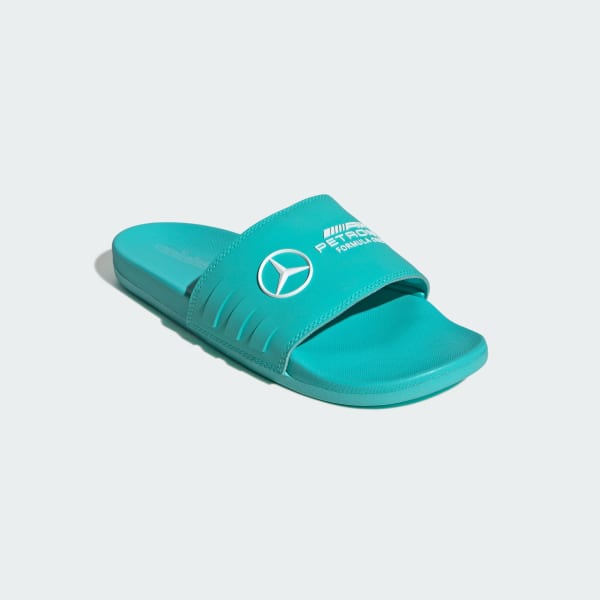Turquoise MERCEDES - AMG PETRONAS FORMULA ONE TEAM ADILETTE COMFORT SLIDES