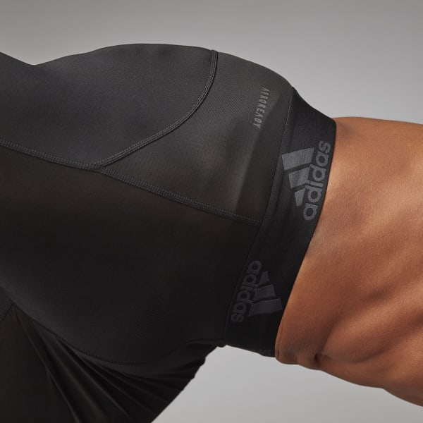 adidas Techfit AEROREADY Training Long Tights - Black, Men's Training