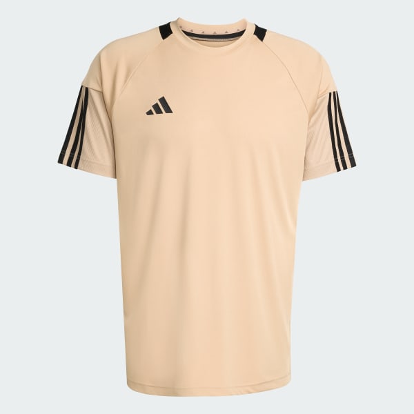 Brown Sereno AEROREADY 3-Stripes Tee
