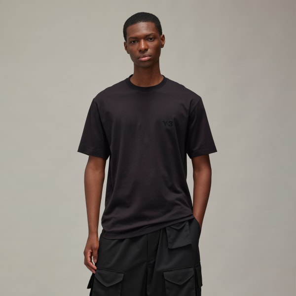 adidas Y-3 Regular Short Sleeve Tee - Black | Free Shipping