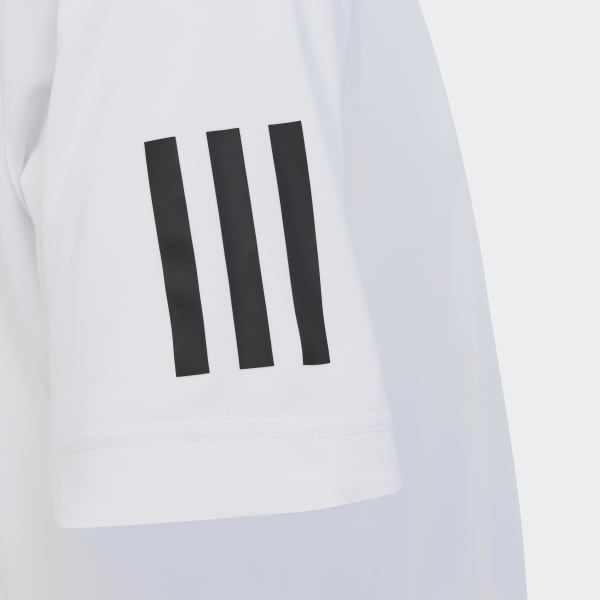 White Club Tennis 3-Stripes T-Shirt