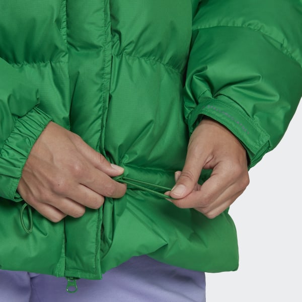Gronn adidas by Stella McCartney Mid-Length Padded Winter Jacket UG014