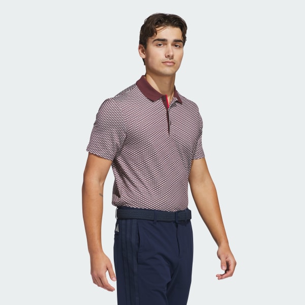 Burgundy Beyond Textured Polo Shirt