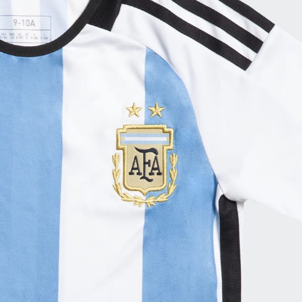 Blanco Camiseta Titular Argentina 22 HQ495