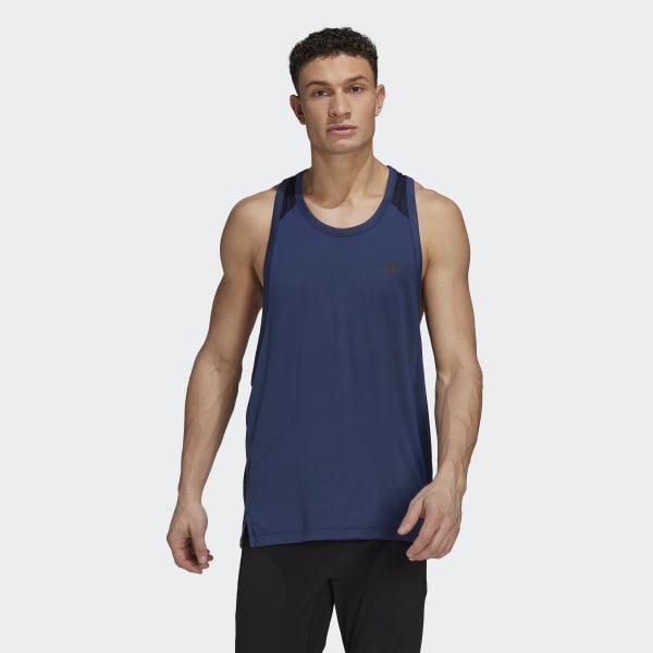 Azul Camisola de Alças para Treino