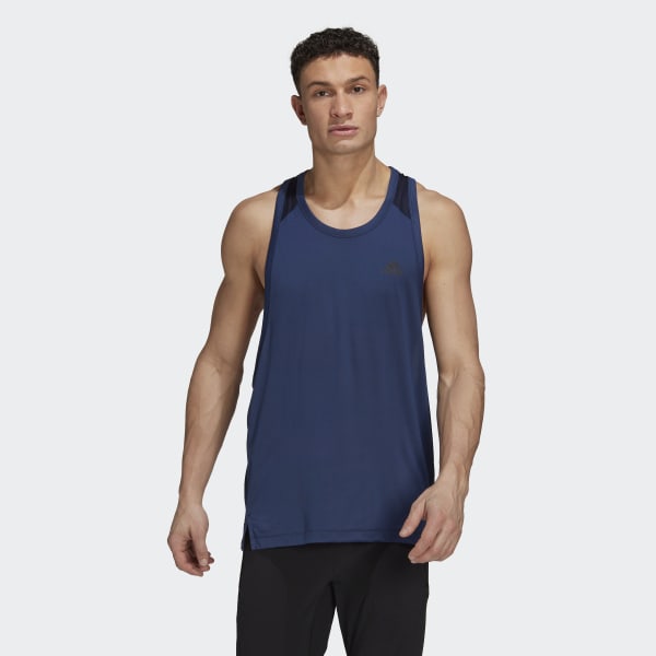 Adidas Badge of Sport Tank Top Glow Blue EB4539 – Sportstar Pro