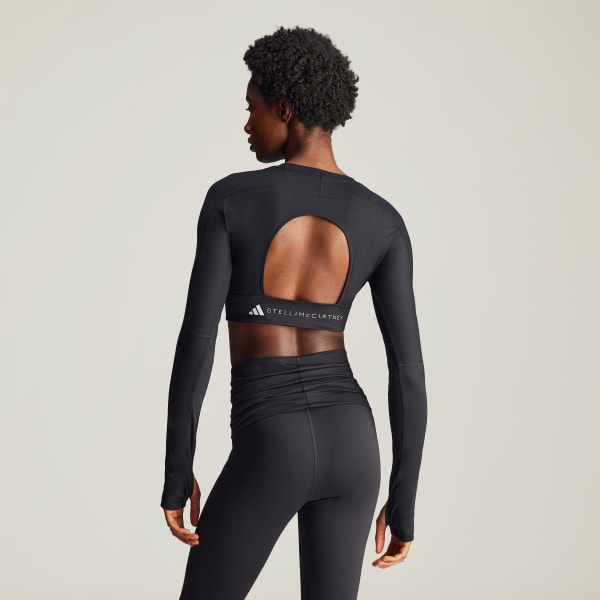 adidas by Stella McCartney TrueStrength Yoga Cropped Long Sleeve Top