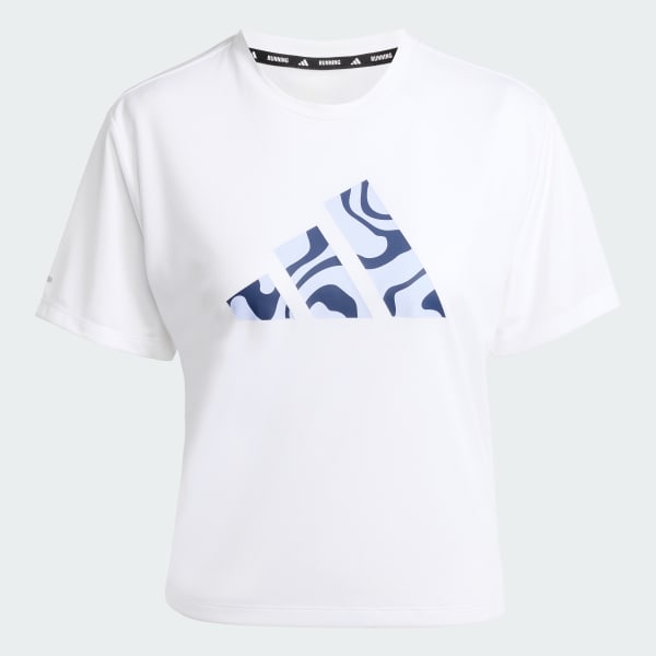 Blanco Camiseta Run It Brand Love