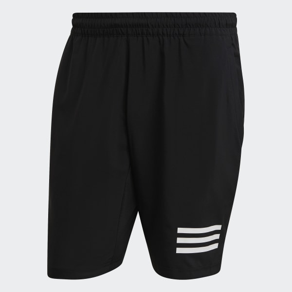 Negro Shorts de Tenis Club 3 Tiras