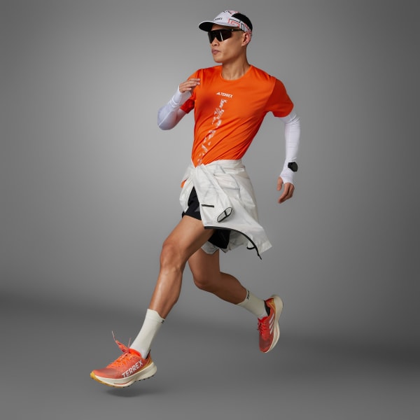 Oranje Terrex Agravic Speed Ultra Trail Running Schoenen