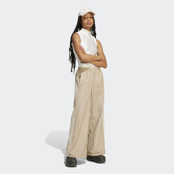 adidas Atlanta Cut Line Nylon Track Pants Beige adidas Philippines