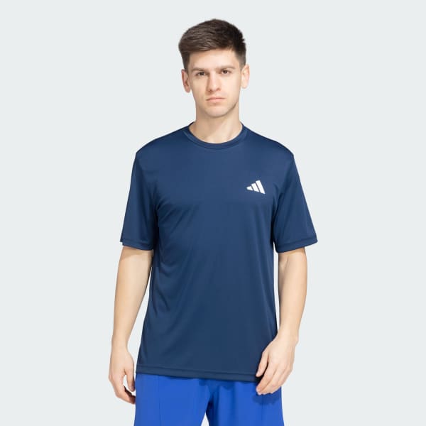 Blue Solid AEROREADY Training Workout Tee