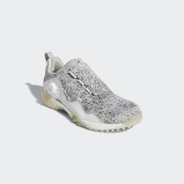 White Codechaos BOA 21 Primeblue Spikeless Golf Shoes KZI13