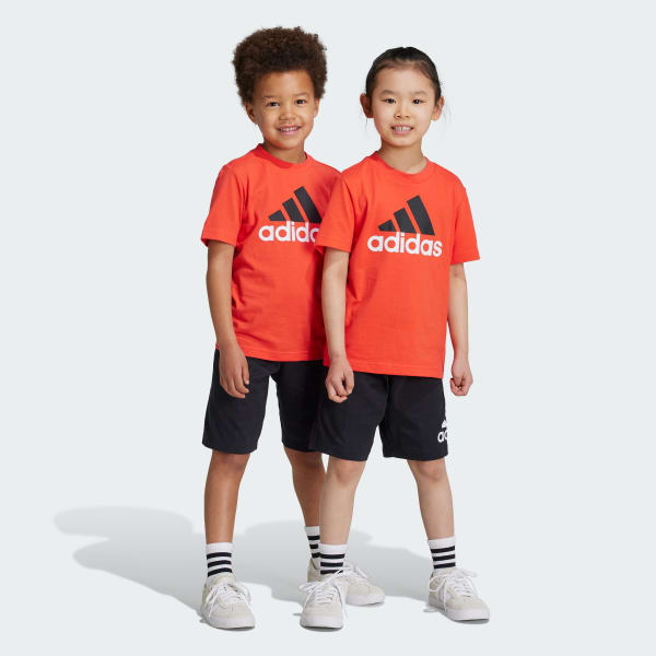 Completo Essentials Logo Tee and Short Arancione adidas adidas Italia